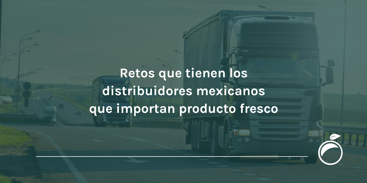 Retos que tienen los distribuidores mexicanos que importan producto fresco